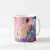 Cosmic Party Abstract Explosion Kaffeetasse (VorderseiteRechts)