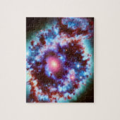 Cosmic pastellel lila und Blue Sky Universum Puzzle (Vertikal)