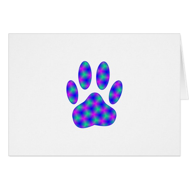 Cosmic Paw Print (Vorderseite (Horizontal))