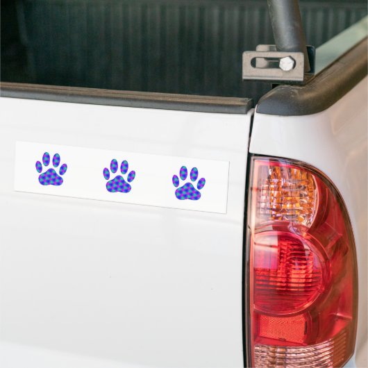 Cosmic Paw Print Autoaufkleber (Auf Lkw)