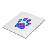Cosmic Paw Print Fliese (Seite)