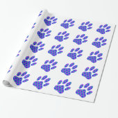 Cosmic Paw Print Geschenkpapier (Ungerollt)