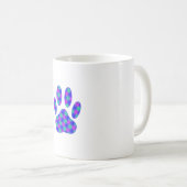 Cosmic Paw Print Kaffeetasse (VorderseiteRechts)