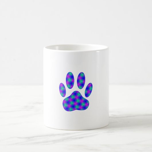 Cosmic Paw Print Kaffeetasse (Mittel)