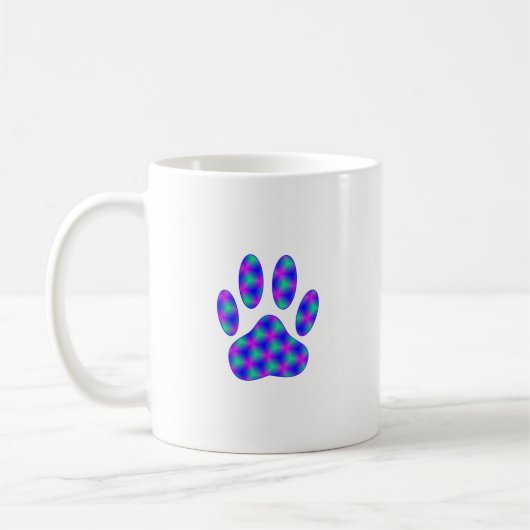 Cosmic Paw Print Kaffeetasse (Links)
