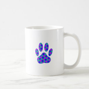 Cosmic Paw Print Kaffeetasse