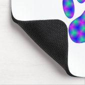 Cosmic Paw Print Mousepad (Ecke)