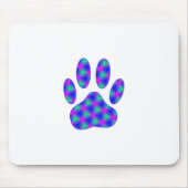 Cosmic Paw Print Mousepad (Vorne)