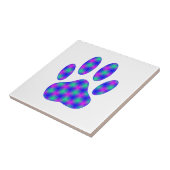 Cosmic Paw Print Pattern Fliese (Seite)
