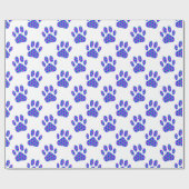 Cosmic Paw Print Pattern Geschenkpapier (Flach)