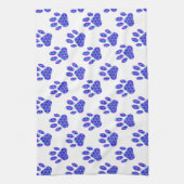 Cosmic Paw Print Pattern Geschirrtuch (Vertikal)