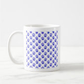 Cosmic Paw Print Pattern Kaffeetasse (Links)