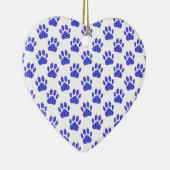 Cosmic Paw Print Pattern Keramikornament (Rechts)