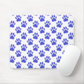 Cosmic Paw Print Pattern Mousepad (Mit Mouse)