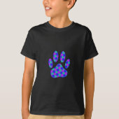 Cosmic Paw Print T-Shirt (Vorderseite)