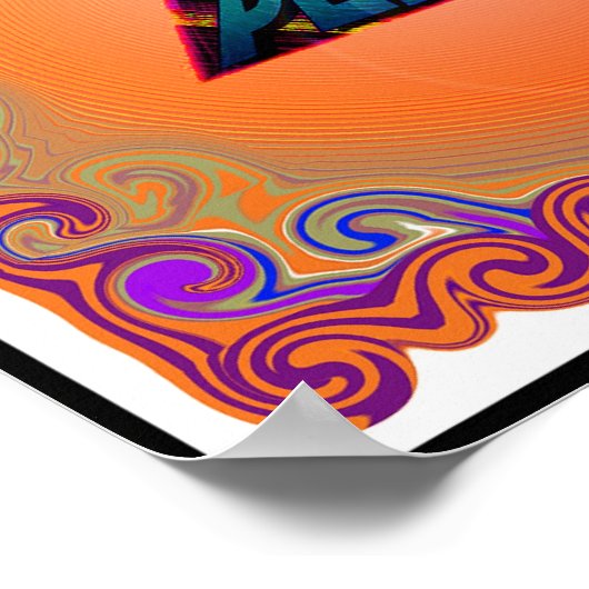 Cosmic Peace Poster (Ecke)