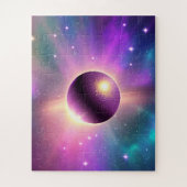 Cosmic Perfect Lila Fun im Umlauf Puzzle (Vertikal)