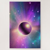 Cosmic Perfect Lila Science Fiction Sphere Ball Puzzle (Vertikal)