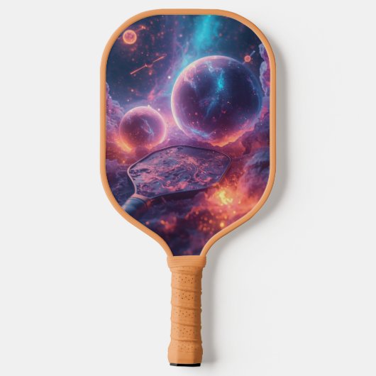 Cosmic Pickleball - Out of This World Art Pickleball Schläger (Rückseite)