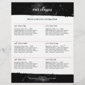 Cosmic Pink Moon Yoga, Life Coach, Astrologer Flyer (Hinten)