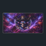 Cosmic Pirate Skull Galaxy Gaming Mouse Pad Schreibtischunterlage<br><div class="desc">Upgrade your desk with cosmic pirate energy. This Cosmic Pirate Skull gaming mouse pad features a powerful skull wearing a classic pirate hat with crossed cutlasses and glowing nebula galaxy textures. Surrounded by vibrant cosmic storms, floating treasure coins, and deep space stars, the design creates an epic sci-fi pirate atmosphere...</div>
