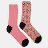 Cosmic Pizza Adventure" Socken (Rechts)