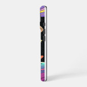 Cosmic Pizza Slice: Verrückte Weltraum-Abenteuer iPhone 16 Hülle (Linke Seite)