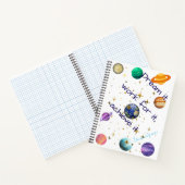 Cosmic Planet Inspiration Notebook Notizblock (Innenseite)