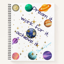 Cosmic Planet Inspiration Notebook