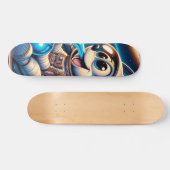 Cosmic-Puff-Maus Skateboard (Horizontal)