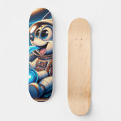 Cosmic-Puff-Maus Skateboard (Vorderseite)