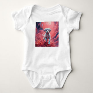 Cosmic Pup Baby Bodysuit Strampler