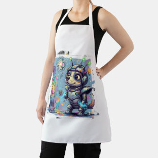 Cosmic Pup Ranger Apron Schürze