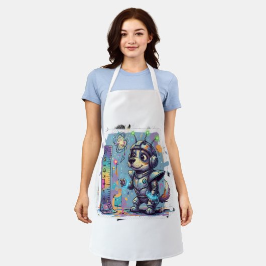 Cosmic Pup Ranger Apron Schürze (Getragen)