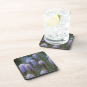 Cosmic Purple Blumen Untersetzer (Rechte Seite)