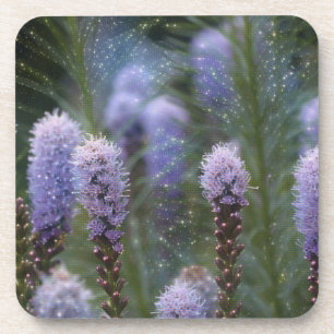 Cosmic Purple Blumen Untersetzer