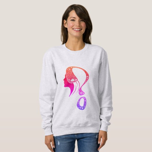 Cosmic Queen Question Mark #2 Design Sweatshirt (Vorne ganz)