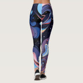 Cosmic Quill Elegance Leggings (Rückseite)