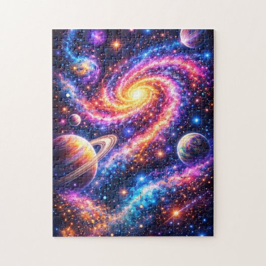 Cosmic Radiance Galaxie Puzzle (Vertikal)