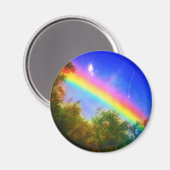 COSMIC RAINBOW MED MAGNET (Vorderseite/Rückseite)