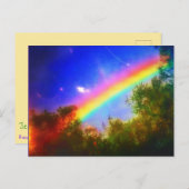 COSMIC RAINBOW Postkarte (Vorne/Hinten)