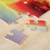 Cosmic Rainbows Magical Fantasy Fun Space Image Puzzle (Seite)