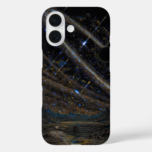 Cosmic Rings and Distant Planet Art Case (Rückseite)