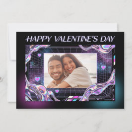 Cosmic Romance Digital Love Valentine's Card Feiertagskarte