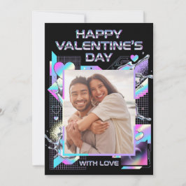 Cosmic Romance Digital Love Valentine's Card Feiertagskarte