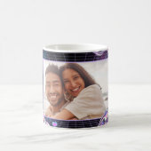 Cosmic Romance Digital Love Valentine's Card Kaffeetasse (Mittel)