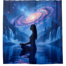 Cosmic Serenity Shower Curtain