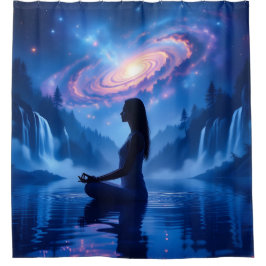 Cosmic Serenity Shower Curtain Duschvorhang