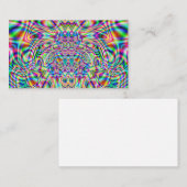 Cosmic Sixties Light Show Art Visitenkarte (Vorne/Hinten)