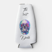 "Cosmic Skull Beer Bottle Insulator" Flaschenkühler (Vorderseite)